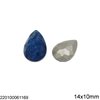 Pearshape Rhinestone 14x10mm