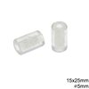 Glass Beads Transparent Colors with Hole 6-8mm