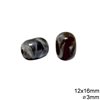 Χάνδρα Πλαστική Οβάλ 12X16mm με Τρύπα 3mm
