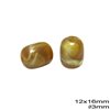 Χάνδρα Πλαστική Οβάλ 12X16mm με Τρύπα 3mm
