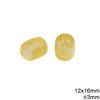 Χάνδρα Πλαστική Οβάλ 12X16mm με Τρύπα 3mm
