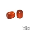 Plastic Oval Bead 14x16mm with Hole 2.5mm