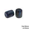 Plastic Oval Bead 14X16mm with Hole 2.5mm