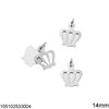 Silver 925 Double Pendant in Various Designs 8-14mm