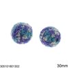 Wooden Bead with Braided Thread 20-30mm