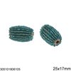 Wooden Bead with Rocaille 25-45mm and 4mm Hole