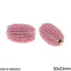 Wooden Bead with Rocaille 25-45mm and 4mm Hole