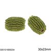 Wooden Bead with Rocaille 25-45mm and 4mm Hole
