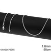 Silver 925 Twisted Chain 1.8mm