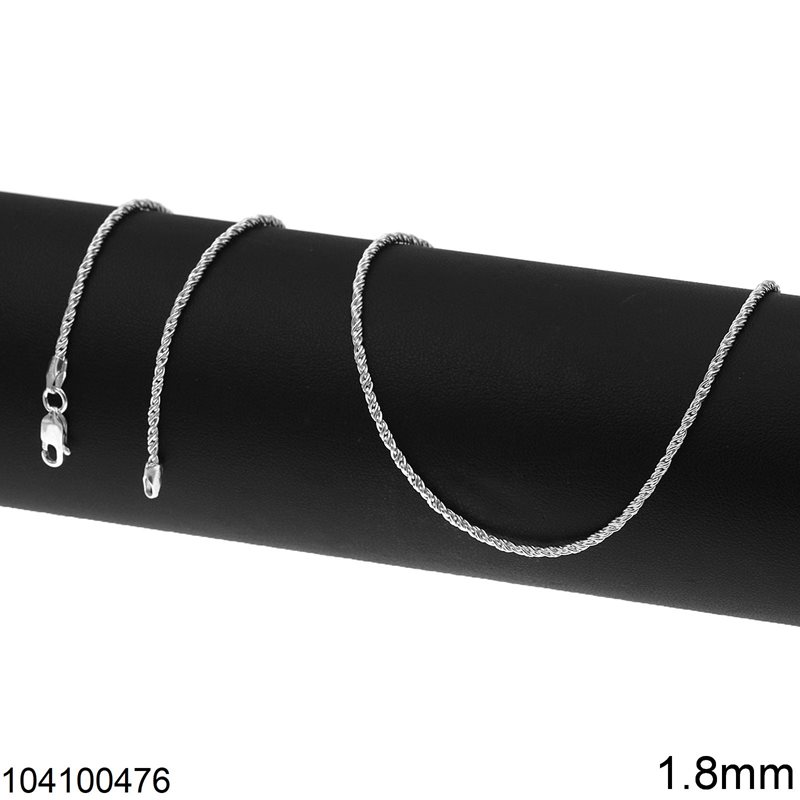 Silver 925 Twisted Chain 1.8mm