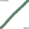 Χάνδρες Λάβα Ροδέλα 3x4mm