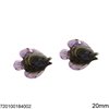 Glass Pendant Fish 20mm