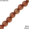 Cat Eye Beads 8mm with Hole 2mm