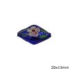 Cloisonne Rhombus Bead 20x13mm