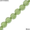 Glass Faceted Coin Beads 8mm