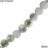 Glass Round Faceted Beads 6mm