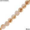 Glass Round Faceted Beads 6mm
