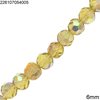 Glass Round Faceted Beads 6mm