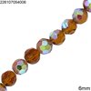 Glass Round Faceted Beads 6mm