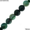 Agate Round Faceted Beads 14mm