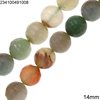 Agate Round Faceted Beads 14mm