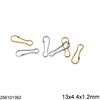 Γαντζάκι Σιδερένιο 13x4.4x1.2mm