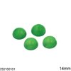 Semi Precious Green Jade Stone 14mm
