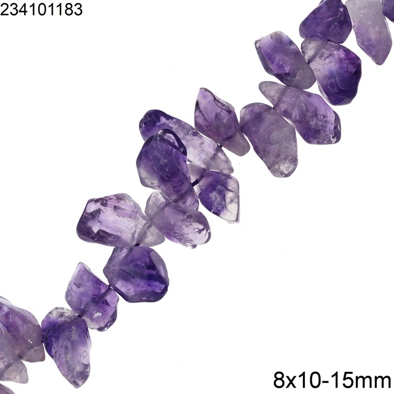 Amethyst Stone Beads 8x10-15mm