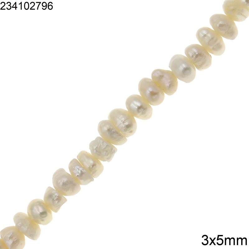 Freshwater Pearl Rodellen Beads 3x5mm