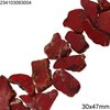 Jasper Irregular Flat Beads with Hole 36-48mm