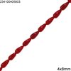 Coral Pearshape Beads 5-6mm