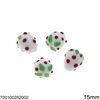 Glass 3D Strawberry Beads 15mm