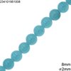 Χάνδρες Ημιπολύτιμοι Λίθοι 8mm με Τρύπα 2mm