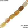 Agate Oval Beads 10x14mm with Hole 2mm
