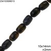 Agate Oval Beads 10x14mm with Hole 2mm