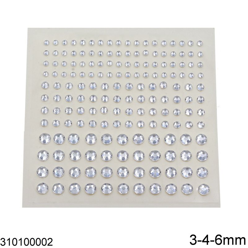 Rhinestones Stickers for Nails 3-4-6mm