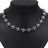 Stainless Steel Oval Link Chain 10.2x6.5x1.5mm with Double Cone Bar 13mm