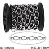 Stainless Steel 1:1 Gourmette Chain 11x7.3x1.5mm