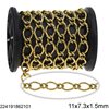 Stainless Steel 1:1 Gourmette Chain 11x7.3x1.5mm