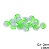 Χάνδρα Πλαστική 12x10mm με Τρύπα 5mm