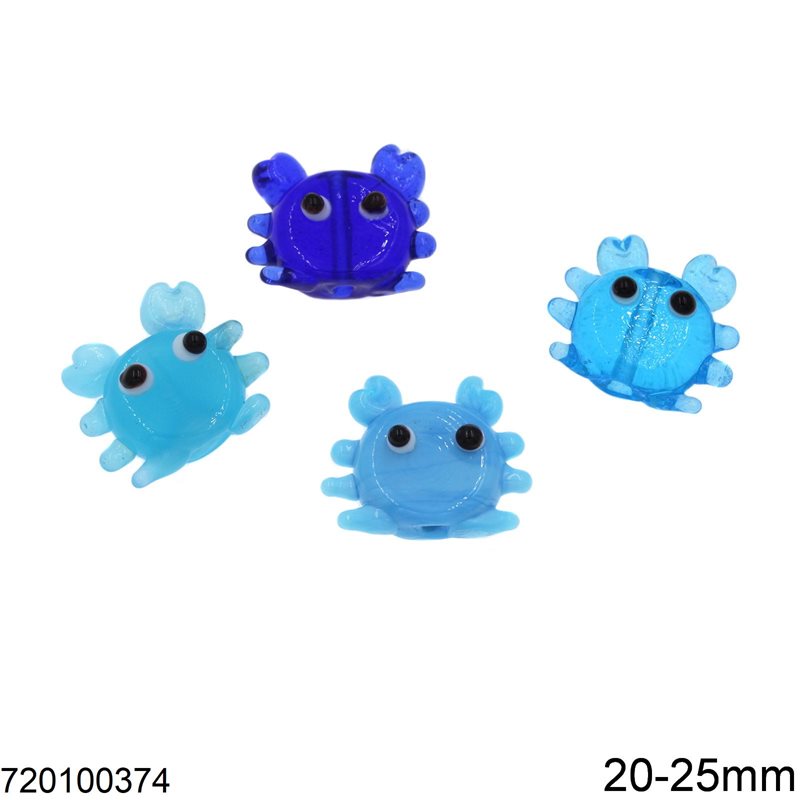 Glass Bead Crab 20-25mm