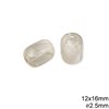 Χάνδρα Πλαστική Οβάλ 12X16mm με Τρύπα 3mm
