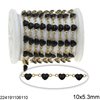 Stainless Steel Heart Spacer Chain with Enamel 10x5.3mm