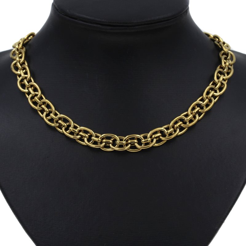 Stainless Steel Oval Link Chain 13x10.3x2mm