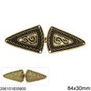 Casting Decorative Buckle 84x30mm