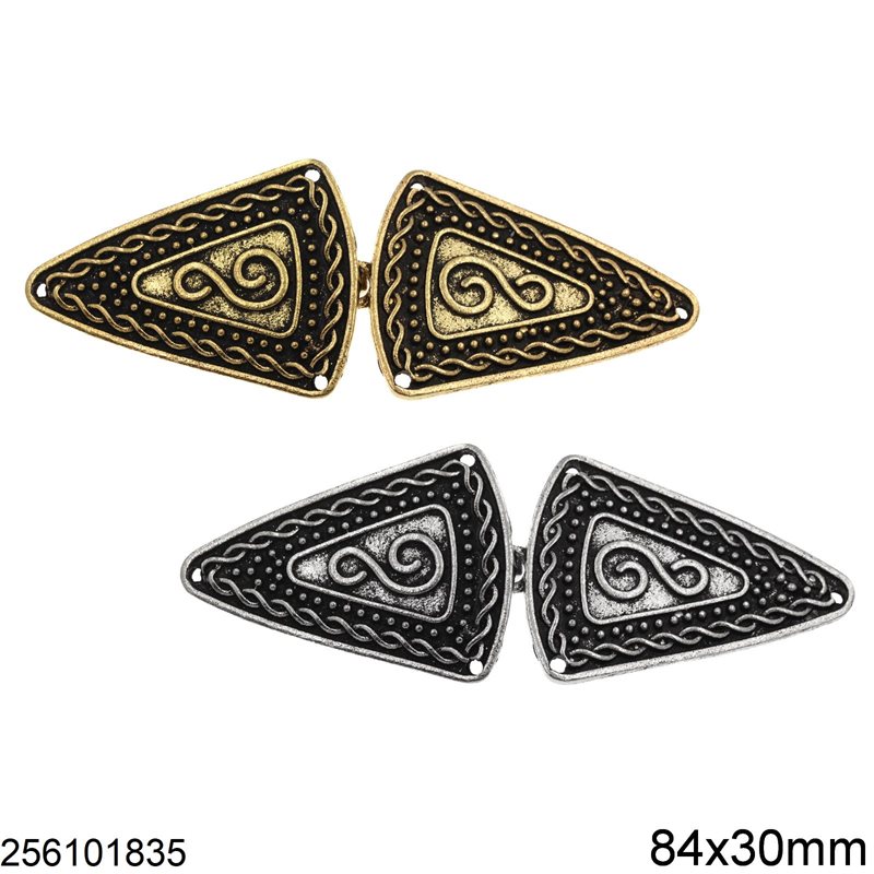Casting Decorative Buckle 84x30mm