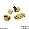 Ατσάλινο Κούμπωμα 25x13mm με Τρύπα 10x3mm