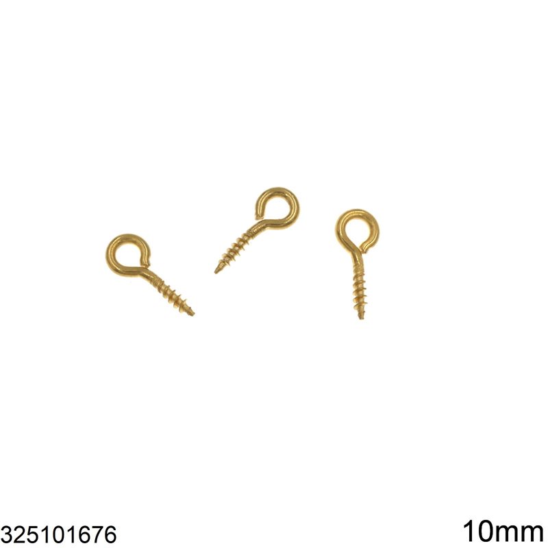 Stainless Steel Screw Eye Pin Bail 10mm
