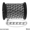 Stainless Steel Gourmette Chain with Link 6mm