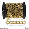 Stainless Steel Gourmette Chain with Link 6mm